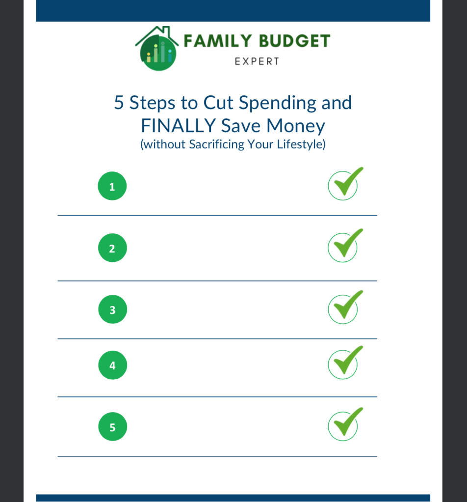 cut spending save more money