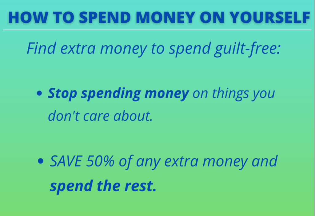 How to spend money on yourself